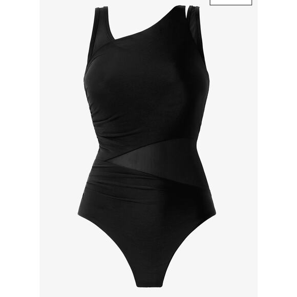 Miraclesuit Miraclesuit Azura One Piece in Black Size 14 - Picture 3 of 7